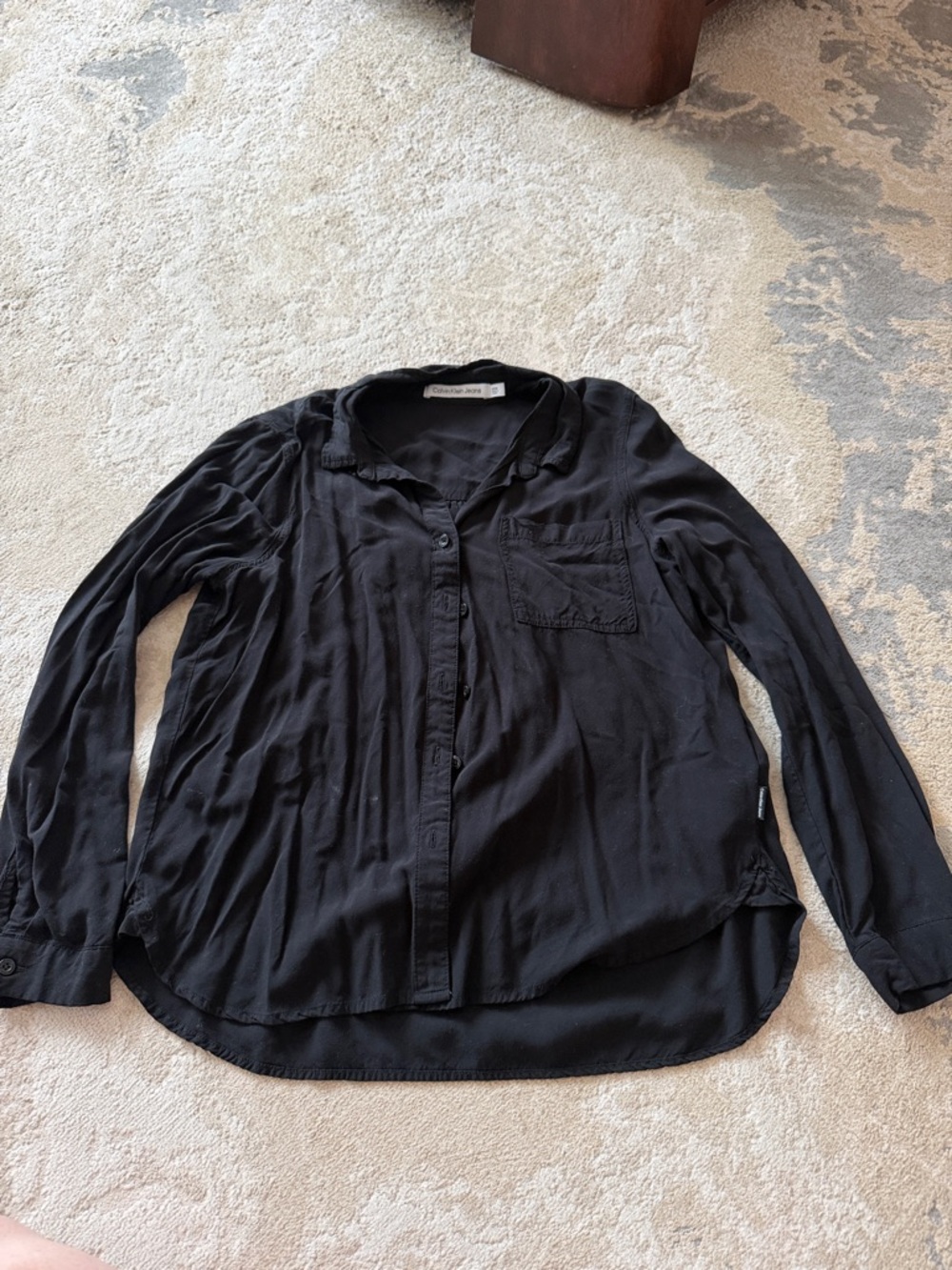 Calvin Klein Jeans Black Women's Button-Down Shirt
